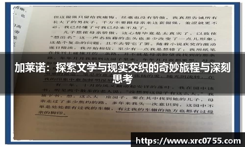加莱诺：探索文学与现实交织的奇妙旅程与深刻思考